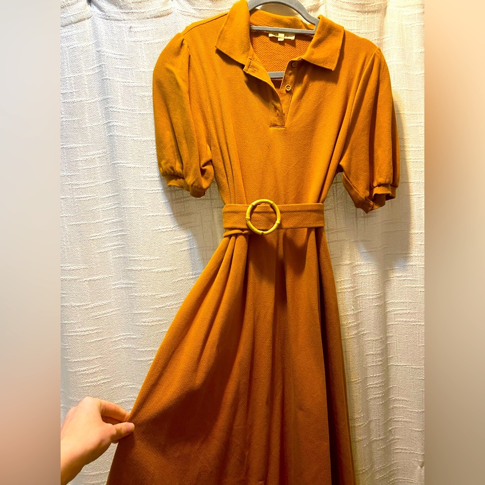 Vintage Burnt Orange Dress